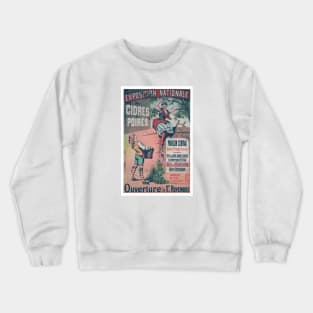 Affiche Exposition nationale des poires et des cidres Crewneck Sweatshirt